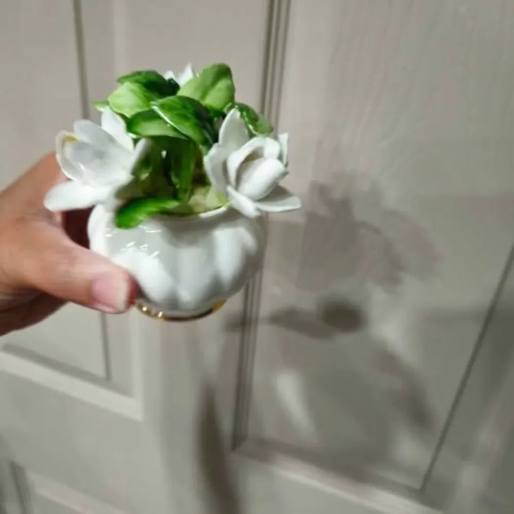 Royal Adderley Floral of the Month Bone China Gardenia Flower Figurine